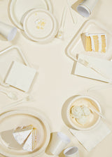 Creative Converting 433264 Ivory Oval Paper Platter
