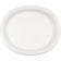 Creative Converting 433272 White Oval Paper Platter