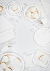 Creative Converting 433272 White Oval Paper Platter