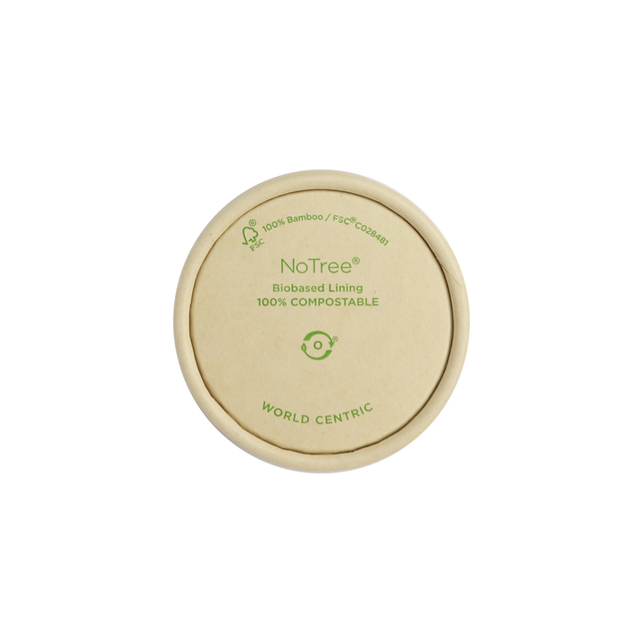 World Centric SFL-NT-2 NoTree Lid for 2 oz Portion Cup World Centric