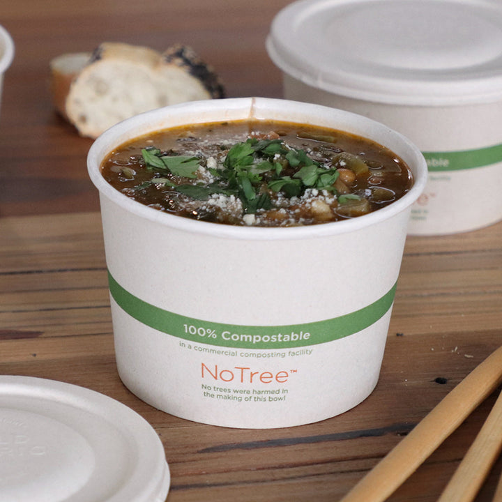 World Centric BO-SU-16 NoTree 16 oz Compostable Bowl World Centric