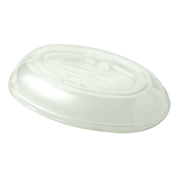 World Centric BOL-CS-UBB Clear Vented PLA Lid for Large Burrito Bowls World Centric