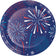 Creative Converting 9" Round Patriotic Party Paper Plates