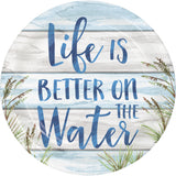 Creative Converting 7" Round Seaside Summer Paper Plates