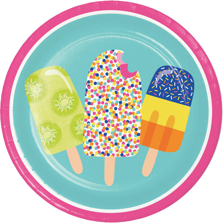 Creative Converting 7" Round Summer Sweets Paper Plates Creative Converting