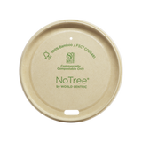 World Centric CUL-SU-8 NoTree Lid for 8 oz NoTree Hot Cups