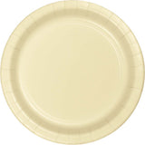 Creative Converting 9" Round Ivory Paper Plates