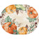 Creative Converting 376032 9.25" x 12" Oval Harvest Delight Paper Platters