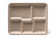 Greenwave OV-T023 Ovation 5 Compartment Compostable School Tray