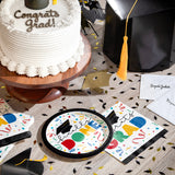 Creative Converting 369930 7" Round "Finally Done" Paper Plates