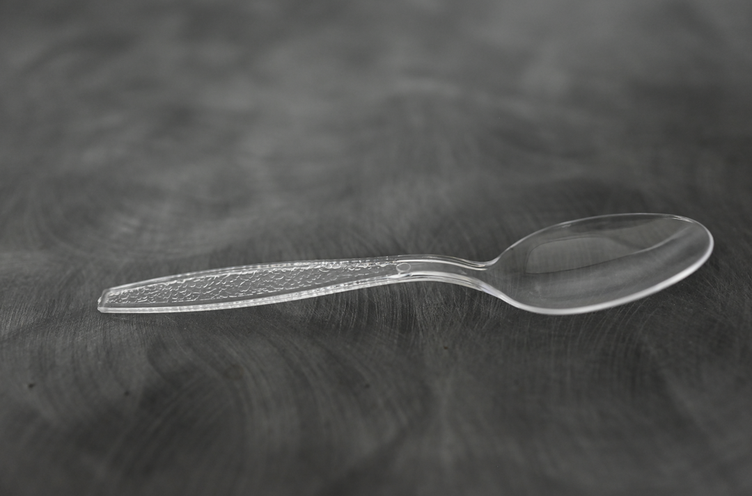 Heavy Weight Clear Teaspoon (Polystyrene)