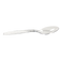 Heavy Weight Clear Teaspoon (Polystyrene)