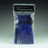 Maryland Plastics P50302DBL Spoons Navy Blue 24/Pack