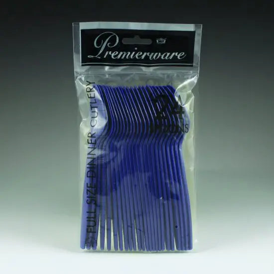 Maryland Plastics P50302DBL Spoons Navy Blue 24/Pack Maryland Plastics