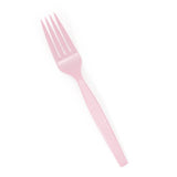 Maryland Plastics P50408PNK Forks Pink 24/Pack