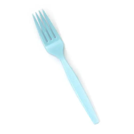 Maryland Plastics P50417FBL Forks Light Blue 24/Pack Maryland Plastics