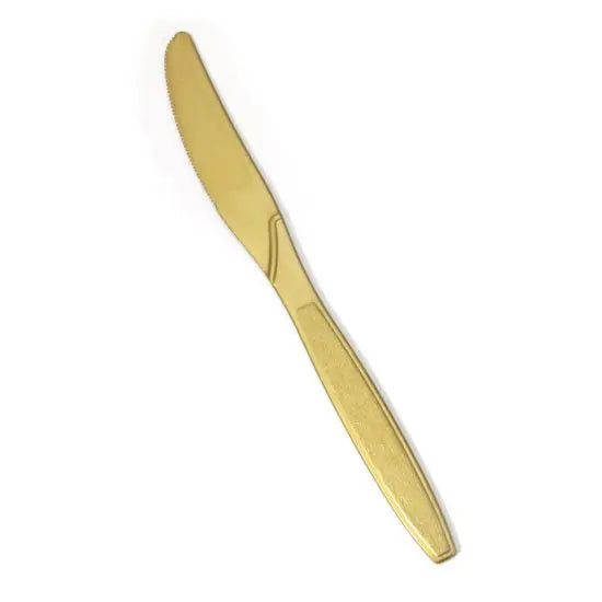 Maryland Plastics P50529GLD Knives Gold 24/Pack Maryland Plastics