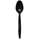 Heavy Weight Black Polystyrene Soup Spoons 1000/Case