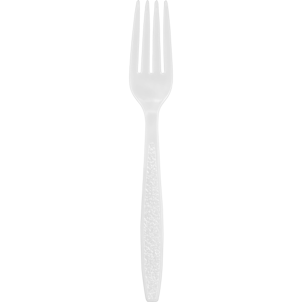 Heavyweight White Polystyrene Fork 1000/Case ShopAtDean