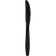 Heavyweight Black Polystyrene Knives 1000/Case