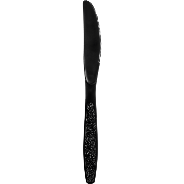 Heavyweight Black Polystyrene Knives 1000/Case ShopAtDean