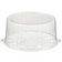Inline Plastics 1010CL 10" Double Layer Cake Container