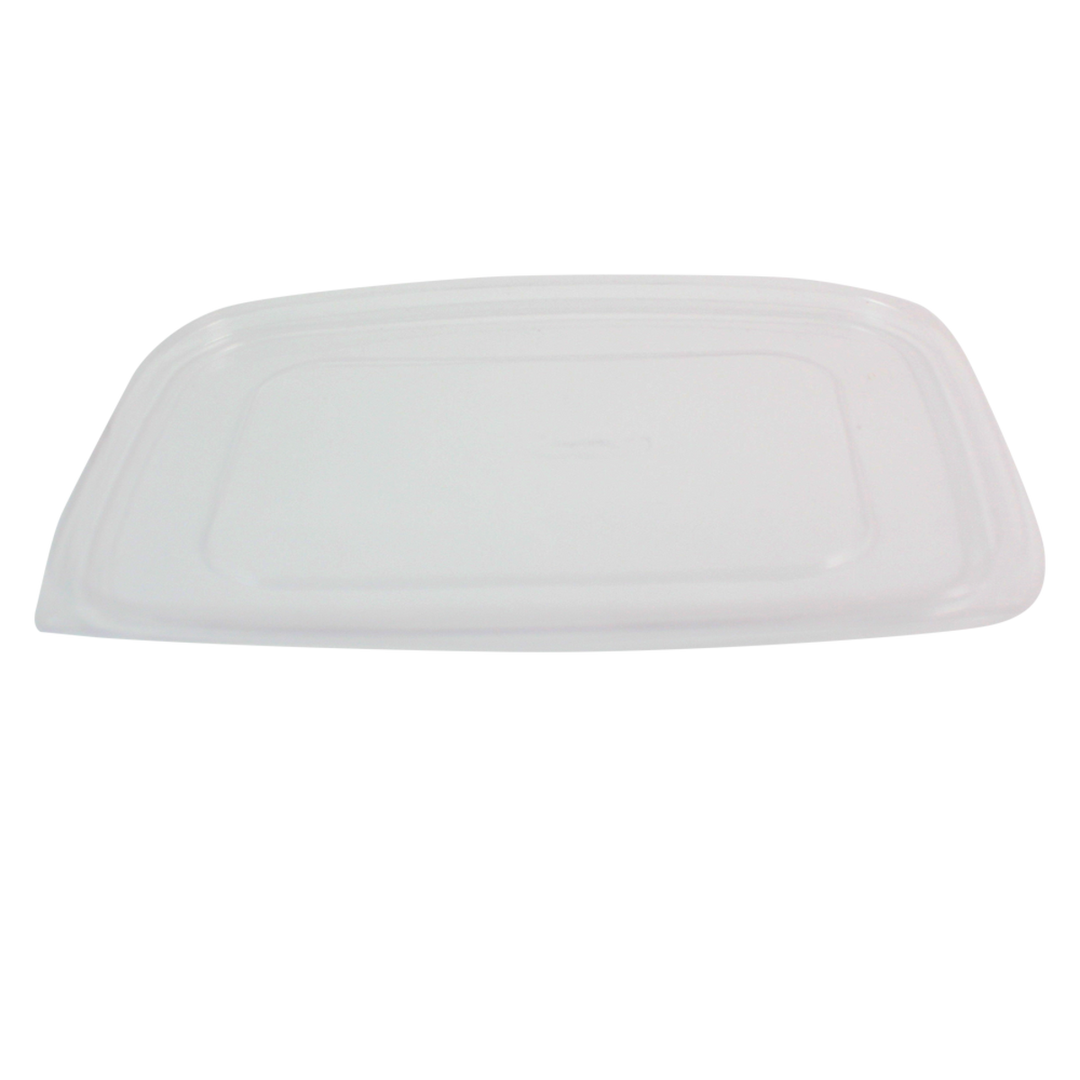 World Centric RDL-CS-48 PLA Lid for 48 and 64 oz Rectangular Delis