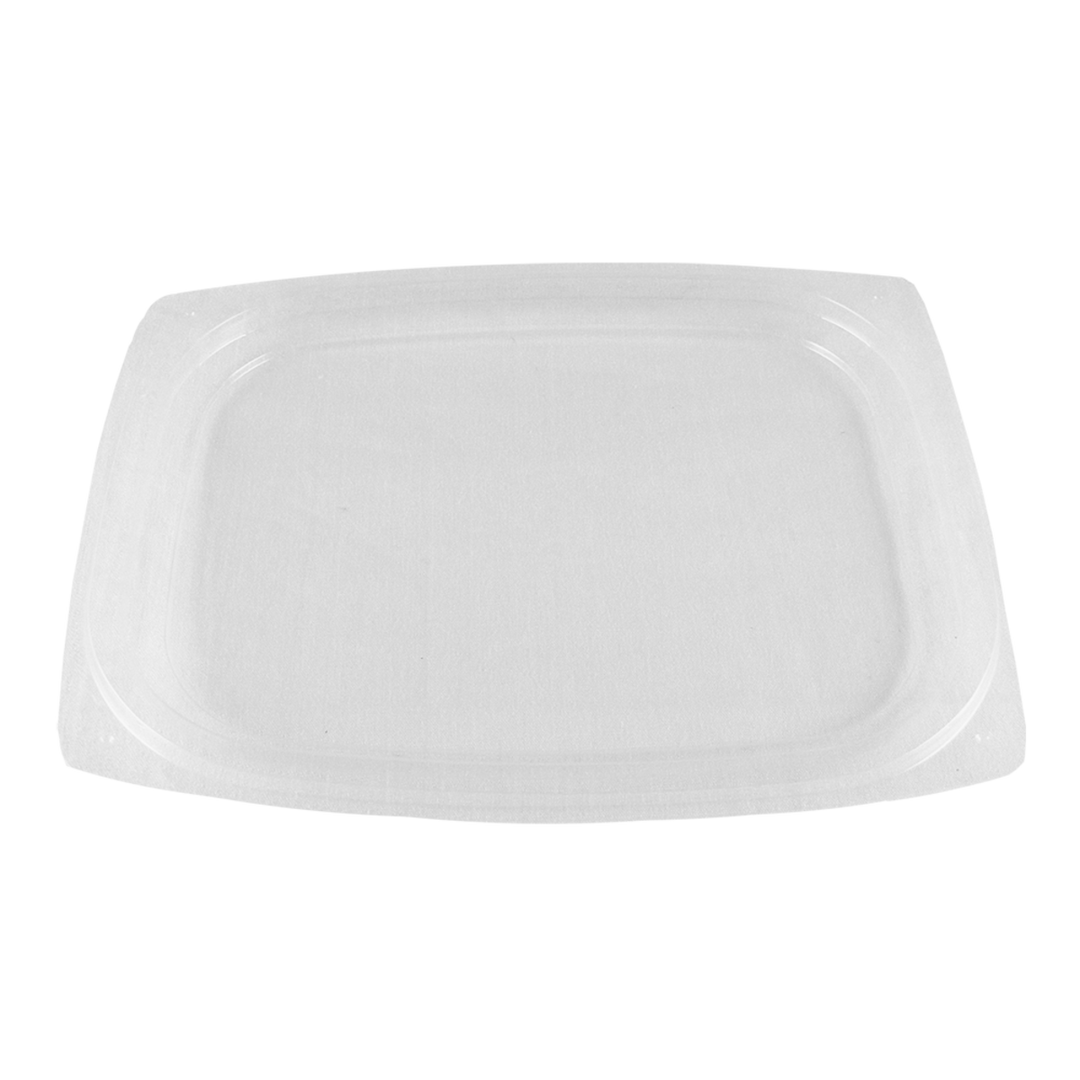 World Centric RDL-CS-8 PLA Lid for 8 and 16 oz Rectangular Delis World Centric
