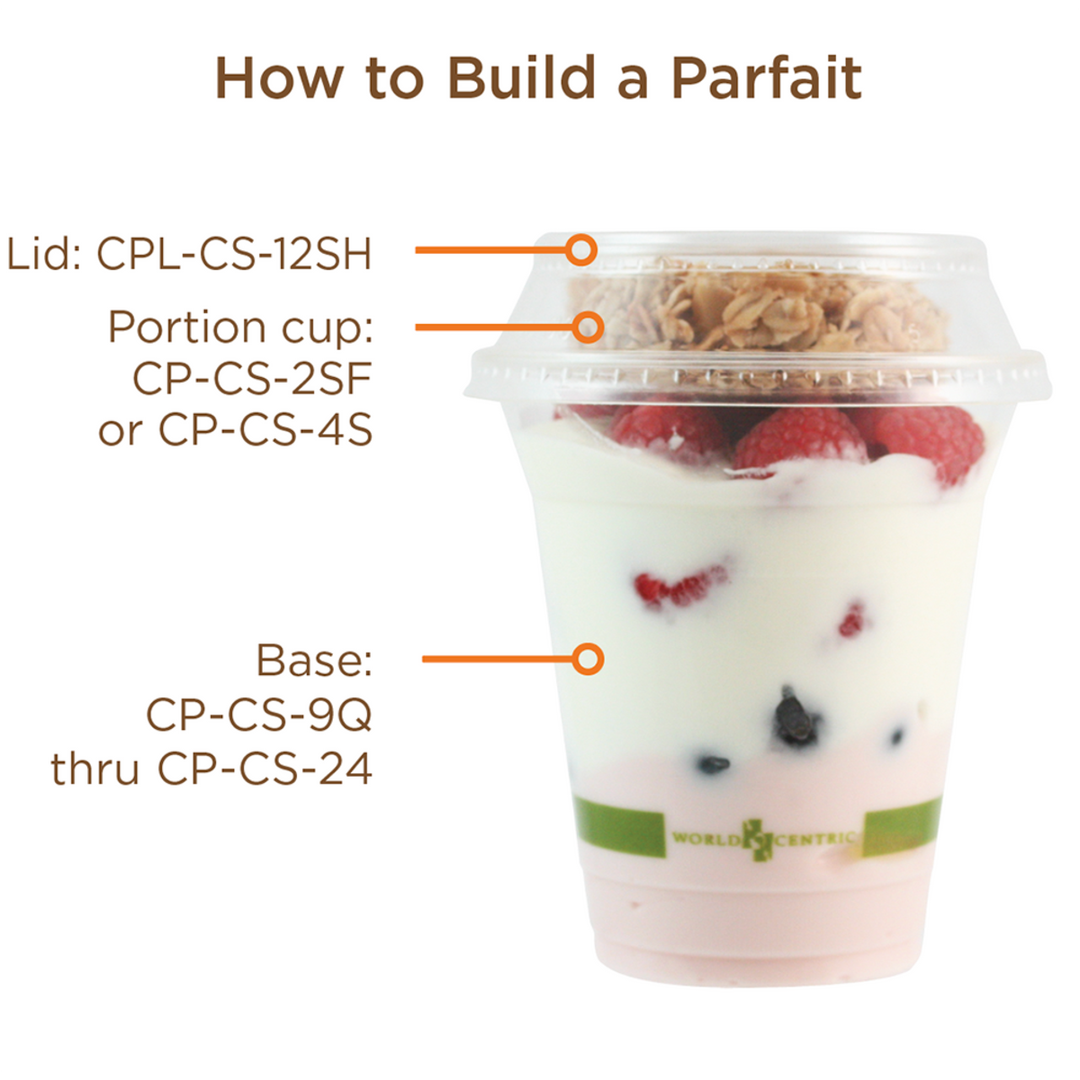 World Centric CP-CS-4S 4 oz Clear PLA Portion Cup