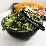 Fineline 5080-BK 80 oz Round Black Bowl