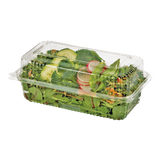 World Centric KL-CS-95N 9" x 5" x 3" Clear Hinged Clamshell