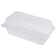 World Centric KL-CS-95N 9" x 5" x 3" Clear Hinged Clamshell
