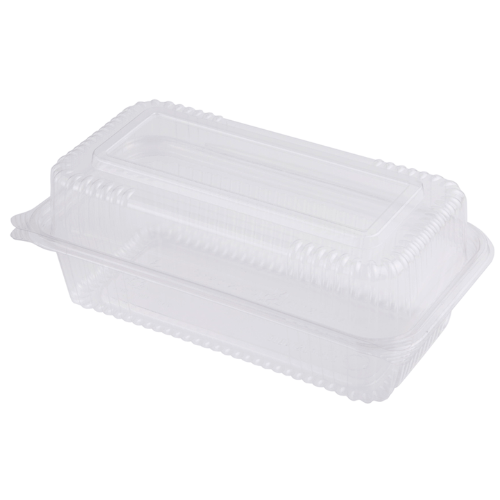 World Centric KL-CS-95N 9" x 5" x 3" Clear Hinged Clamshell World Centric