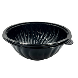 Fineline EMI-PTB327.BK 32 oz Black PET Salad Bowl