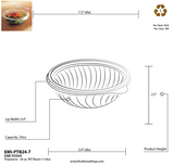 Fineline EMI-PTB247 24 oz Black PET Salad Bowl