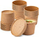 Inno-Pak 10 Oz Kraft Paper Food Container with Lid