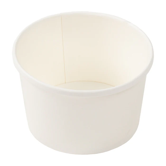 AmerCareRoyal PFC8W 8 oz White Paper Food Cup AmerCareRoyal