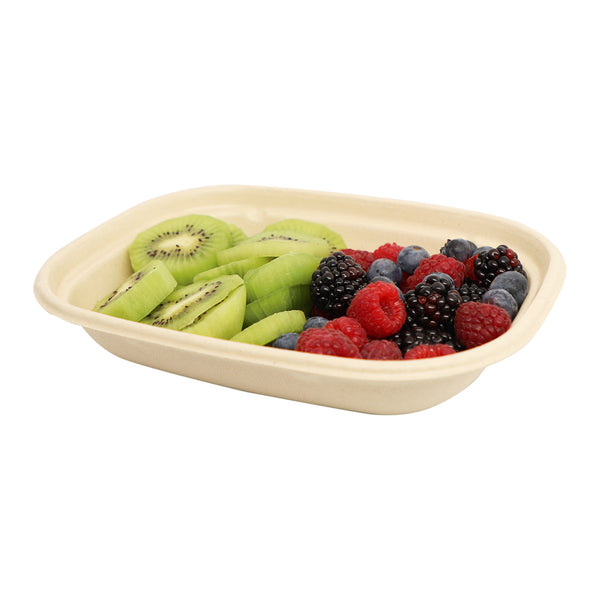 World Centric CT-SC-20L-LF 20 oz PLA Lined Fiber Box World Centric