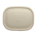 World Centric CTL-SC-U3-LF Lid for 20-48 oz PLA Lined Fiber Box