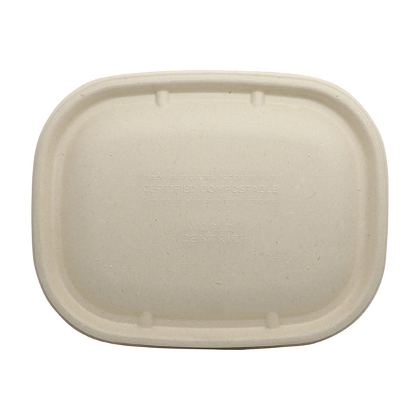 World Centric CTL-SC-U3-LF Lid for 20-48 oz PLA Lined Fiber Box World Centric