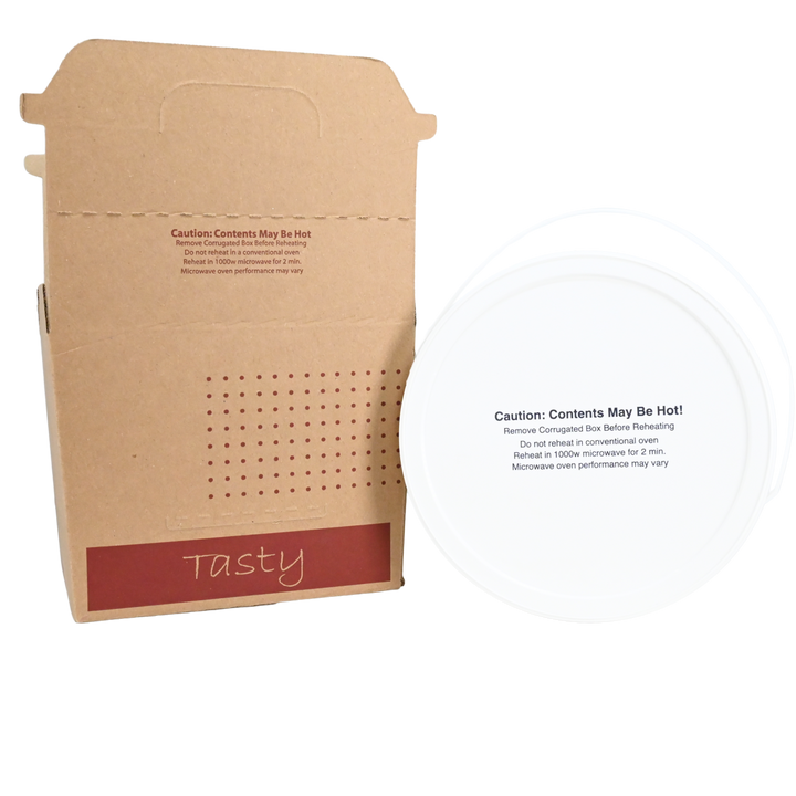 Sabert 9690N Stock Print Kraft 128 oz Soup-N-Serve