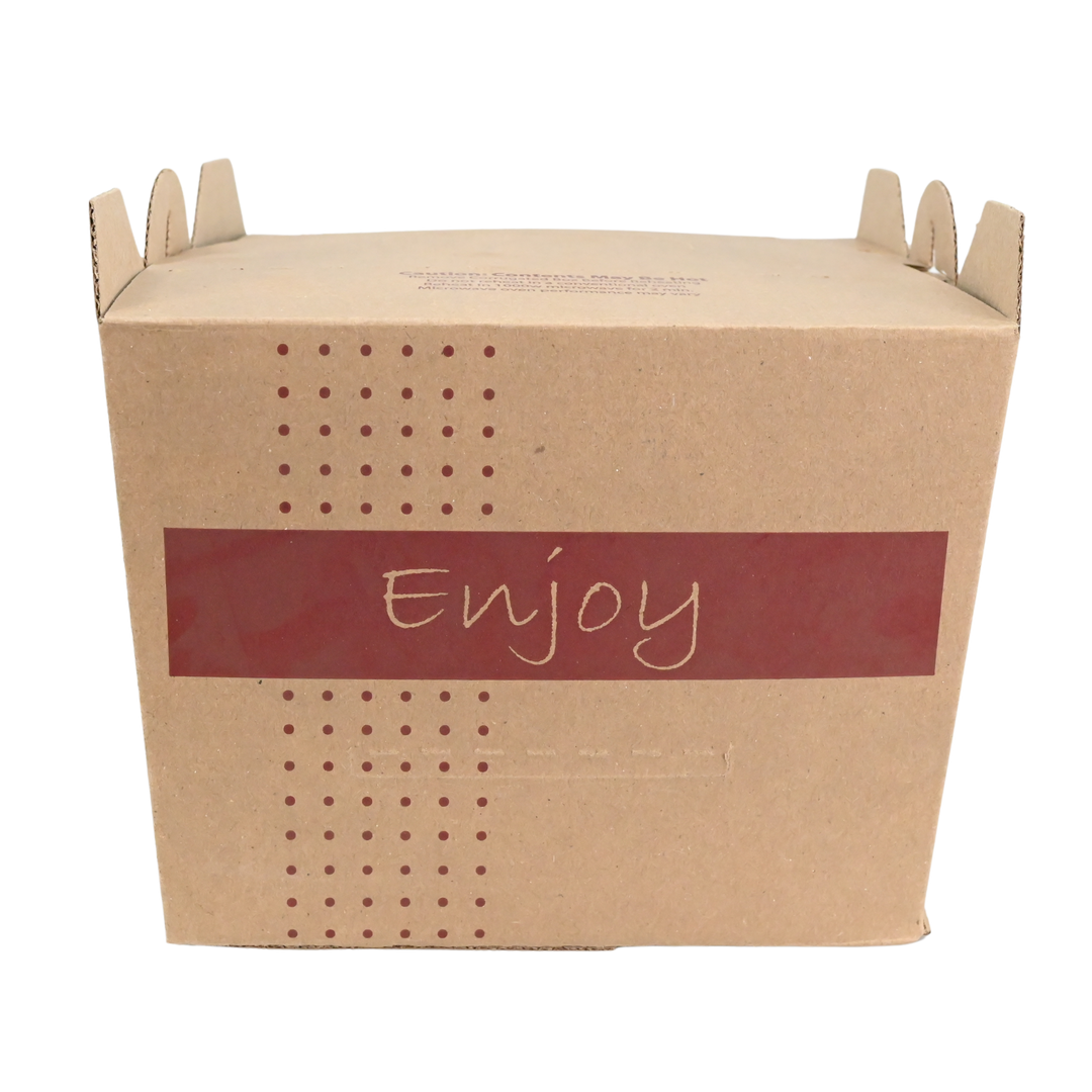 Sabert 9690N Stock Print Kraft 128 oz Soup-N-Serve