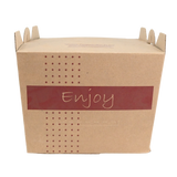 Sabert 9690N Stock Print Kraft 128 oz Soup-N-Serve