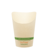 World Centric FC-NT-55 12 oz NoTree Paper French Fry Scoop Cup