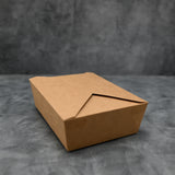 ITI TG-KB-#3 Kraft Folded Paper 71 oz Take-Out Container #3 - 7.75" x 5.5" x 2.5"
