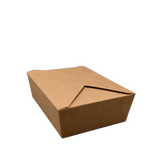 ITI TG-KB-#3 Kraft Folded Paper 71 oz Take-Out Container #3 - 7.75" x 5.5" x 2.5"