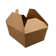 ITI TG-KB-#4 Kraft Folded Paper 112 oz Take-Out Container #4 - 7.75" x 5.5" x 3.5"