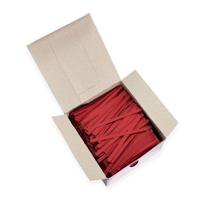 Red Twist Tie 3.5" x 3/16" ShopAtDean