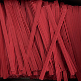 Red Twist Tie 3.5" x 3/16"
