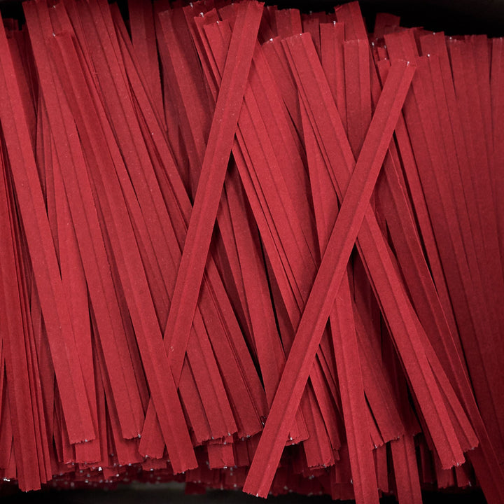 Red Twist Tie 3.5" x 3/16" ShopAtDean
